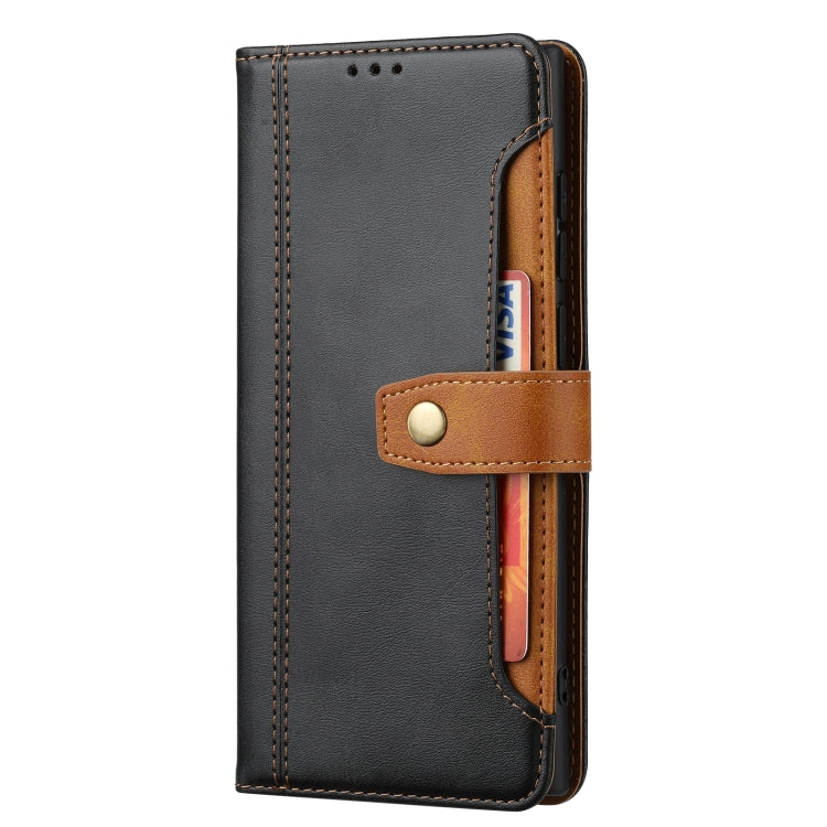 For Samsung Galaxy S22 Ultra 5G Calf Texture Double Fold Leather Phone Case
