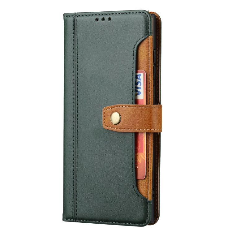 For Samsung Galaxy S22 Ultra 5G Calf Texture Double Fold Leather Phone Case