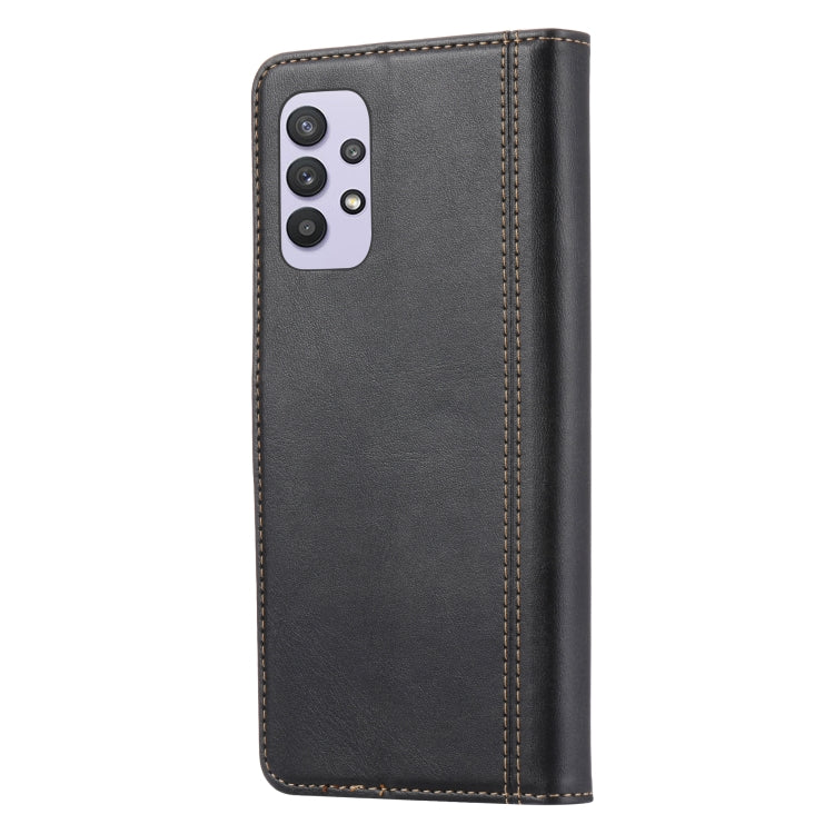 For Samsung Galaxy A53 5G Calf Texture Double Fold Leather Phone Case