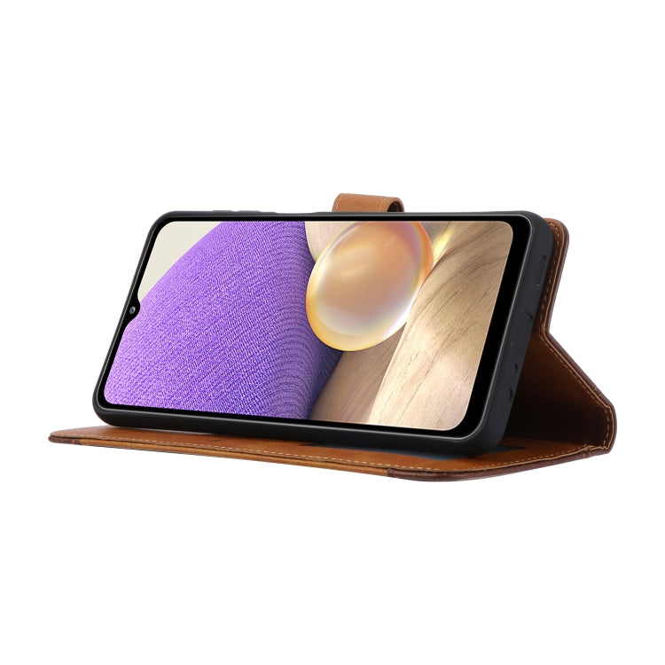 For Samsung Galaxy A53 5G Calf Texture Double Fold Leather Phone Case