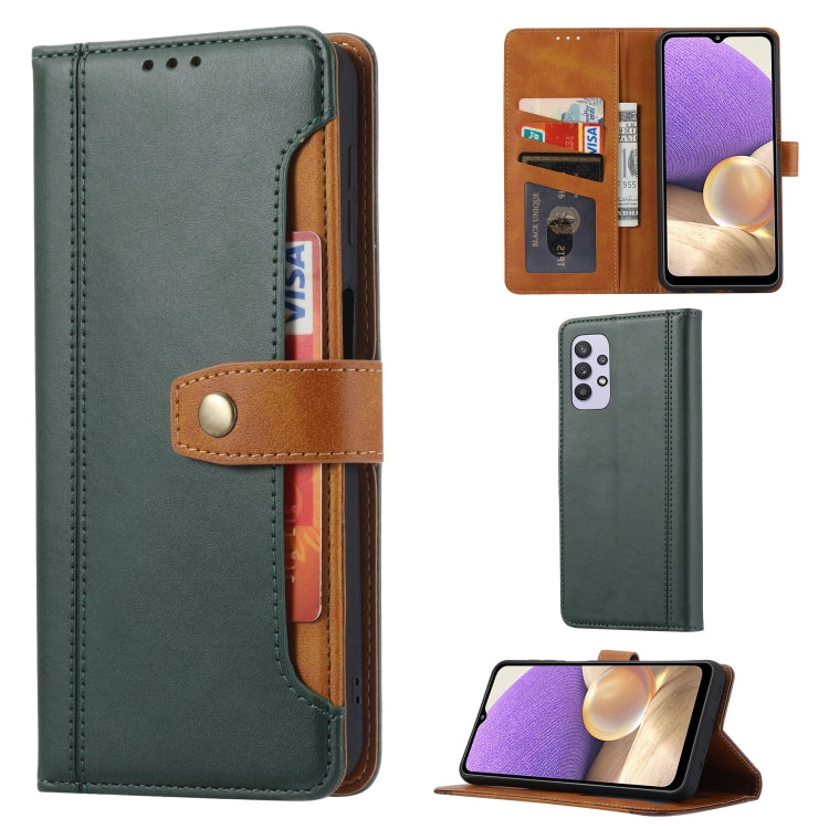 For Samsung Galaxy A53 5G Calf Texture Double Fold Leather Phone Case