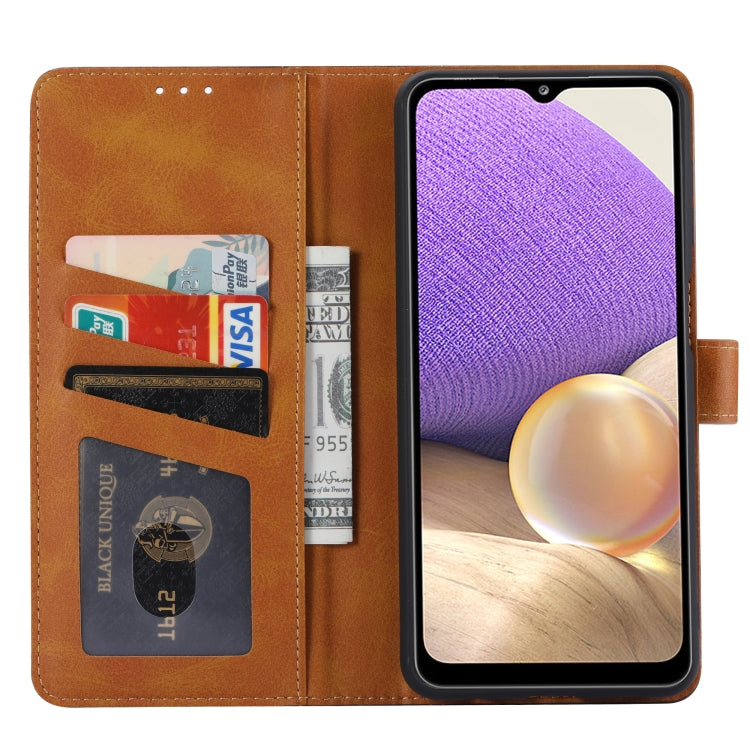 For Samsung Galaxy A53 5G Calf Texture Double Fold Leather Phone Case