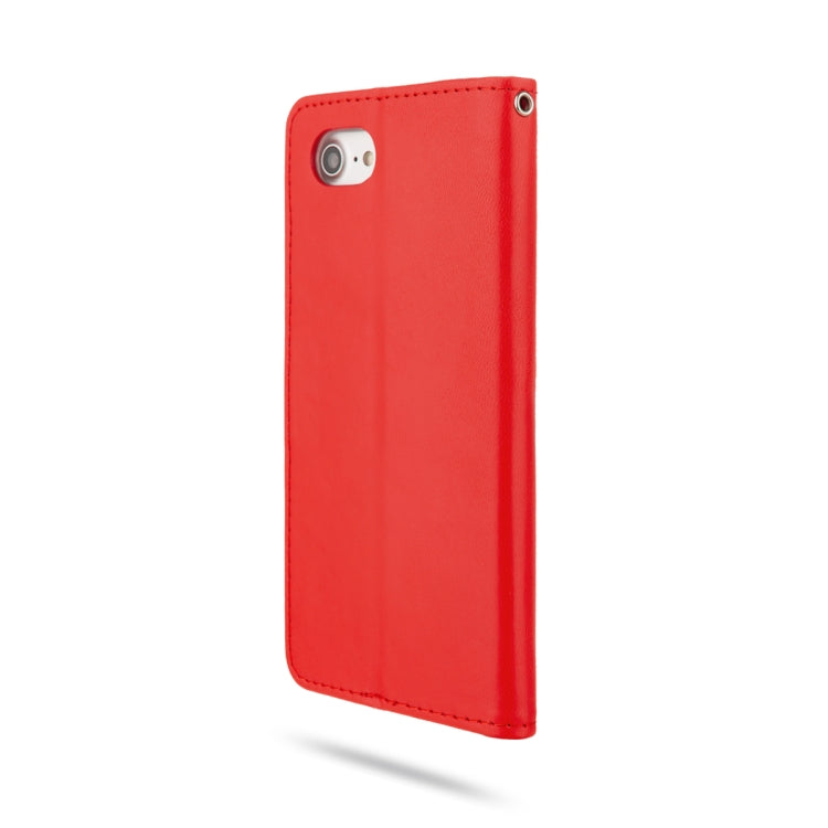 For iPhone SE 2020 & 8 & 7 & 6 ROAR Shockproof PU + TPU Horizontal Flip Leather Case with Holder & Card Slots
