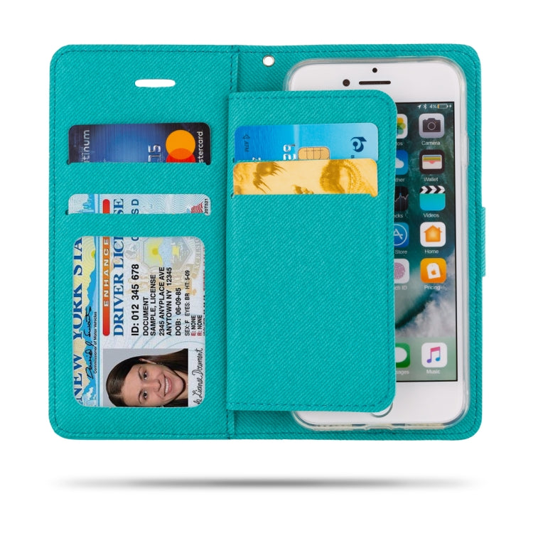 For iPhone SE 2020 & 8 & 7 & 6 ROAR Shockproof PU + TPU Horizontal Flip Leather Case with Holder & Card Slots