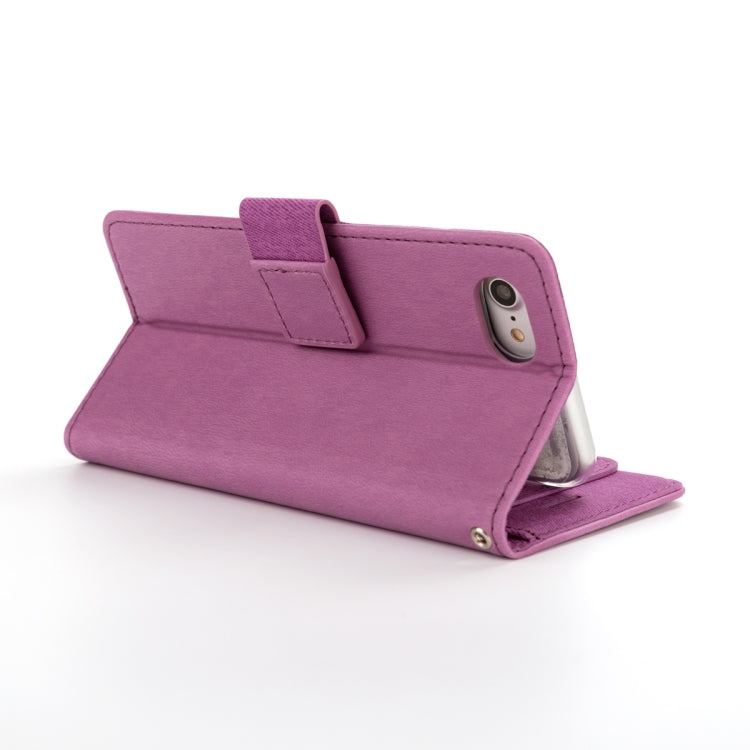 For iPhone SE 2020 & 8 & 7 & 6 ROAR Shockproof PU + TPU Horizontal Flip Leather Case with Holder & Card Slots