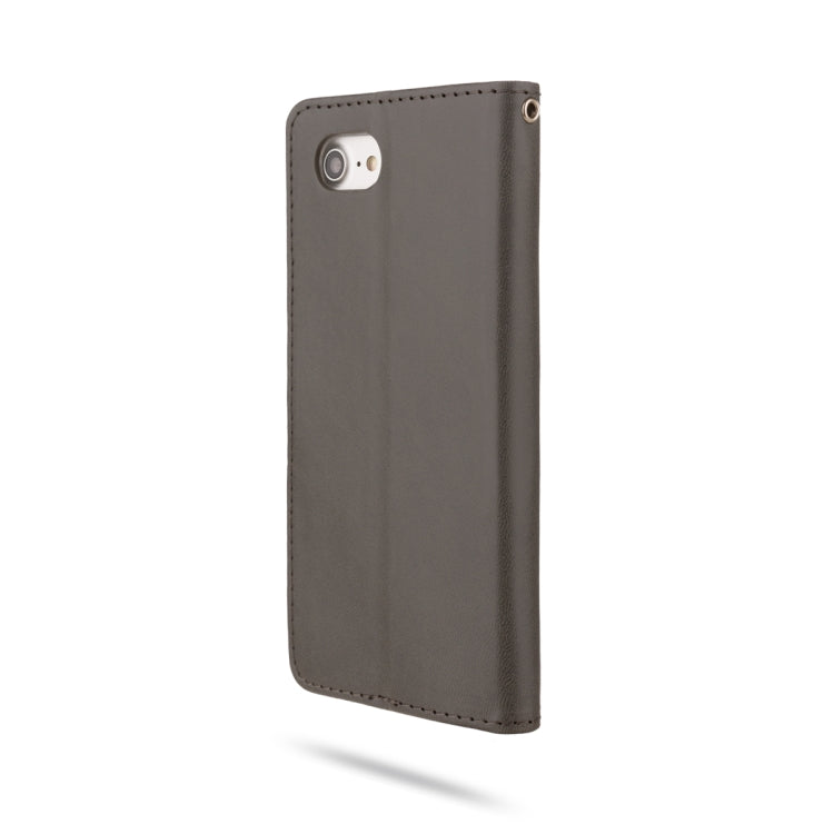 For iPhone SE 2020 & 8 & 7 & 6 ROAR Shockproof PU + TPU Horizontal Flip Leather Case with Holder & Card Slots