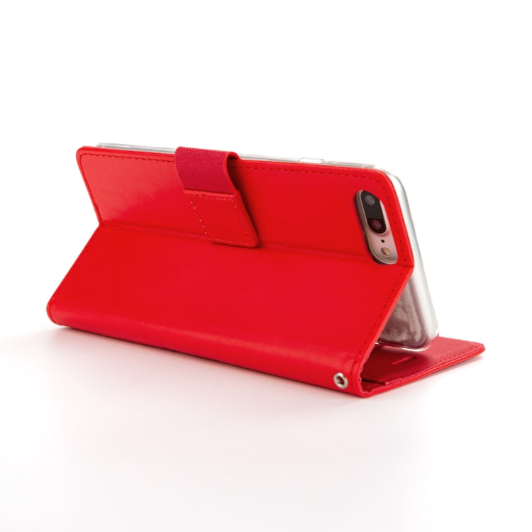 For iPhone 8 Plus & 7 Plus & 6 Plus ROAR Shockproof PU + TPU Horizontal Flip Leather Case with Holder & Card Slots
