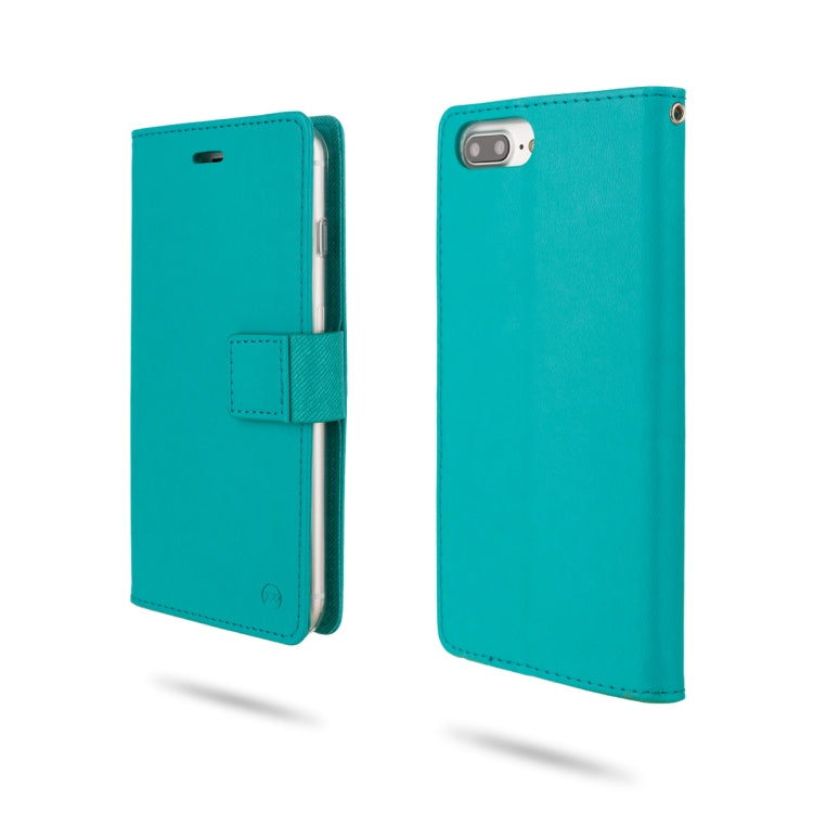 For iPhone 8 Plus & 7 Plus & 6 Plus ROAR Shockproof PU + TPU Horizontal Flip Leather Case with Holder & Card Slots