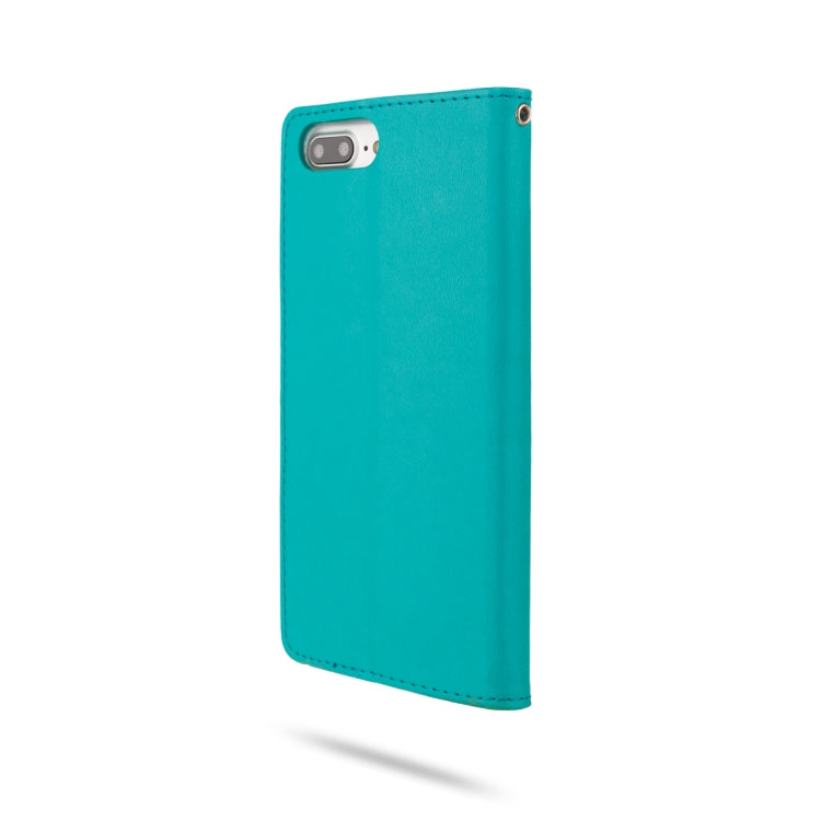 For iPhone 8 Plus & 7 Plus & 6 Plus ROAR Shockproof PU + TPU Horizontal Flip Leather Case with Holder & Card Slots