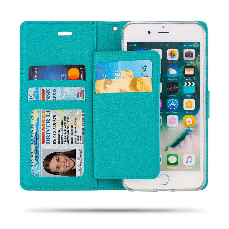 For iPhone 8 Plus & 7 Plus & 6 Plus ROAR Shockproof PU + TPU Horizontal Flip Leather Case with Holder & Card Slots