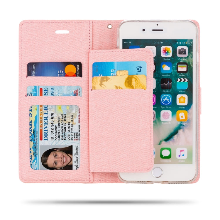 For iPhone 8 Plus & 7 Plus & 6 Plus ROAR Shockproof PU + TPU Horizontal Flip Leather Case with Holder & Card Slots