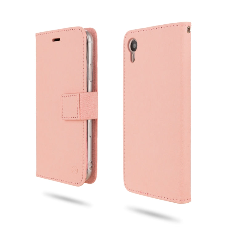 For iPhone XR ROAR Shockproof PU + TPU Horizontal Flip Leather Case with Holder & Card Slots