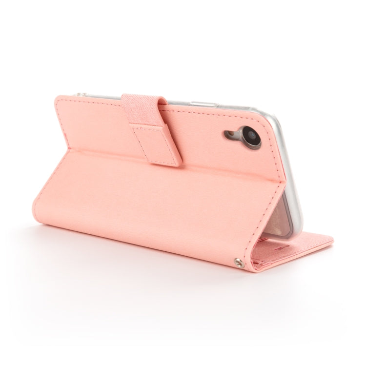 For iPhone XR ROAR Shockproof PU + TPU Horizontal Flip Leather Case with Holder & Card Slots