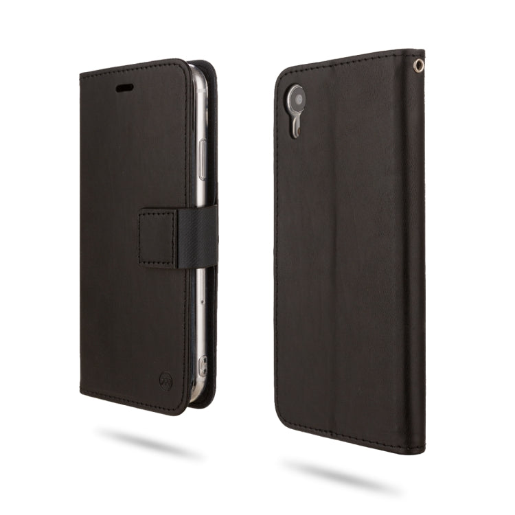 For iPhone XR ROAR Shockproof PU + TPU Horizontal Flip Leather Case with Holder & Card Slots