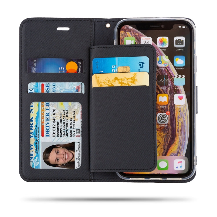 For iPhone XR ROAR Shockproof PU + TPU Horizontal Flip Leather Case with Holder & Card Slots