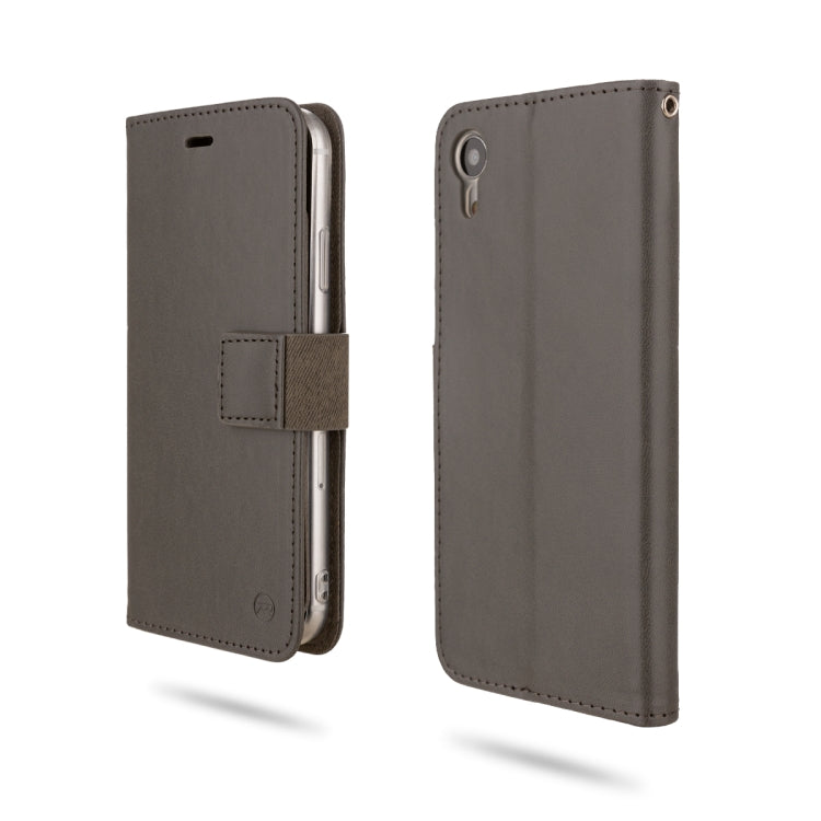 For iPhone XR ROAR Shockproof PU + TPU Horizontal Flip Leather Case with Holder & Card Slots