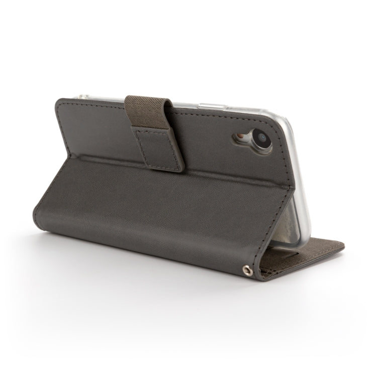 For iPhone XR ROAR Shockproof PU + TPU Horizontal Flip Leather Case with Holder & Card Slots