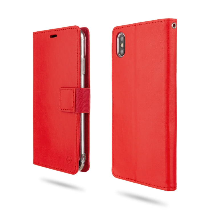 For iPhone XS Max ROAR Shockproof PU + TPU Horizontal Flip Leather Case with Holder & Card Slots