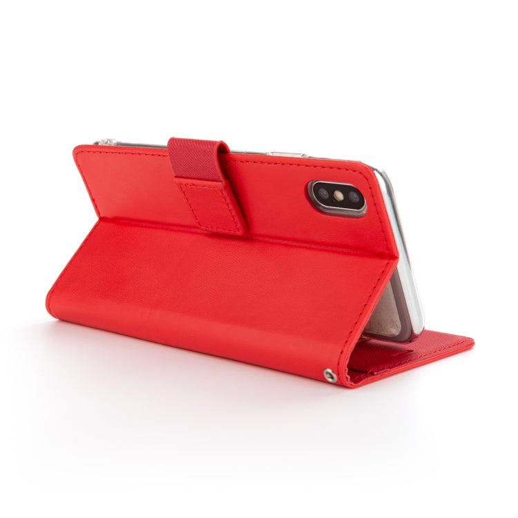 For iPhone XS Max ROAR Shockproof PU + TPU Horizontal Flip Leather Case with Holder & Card Slots