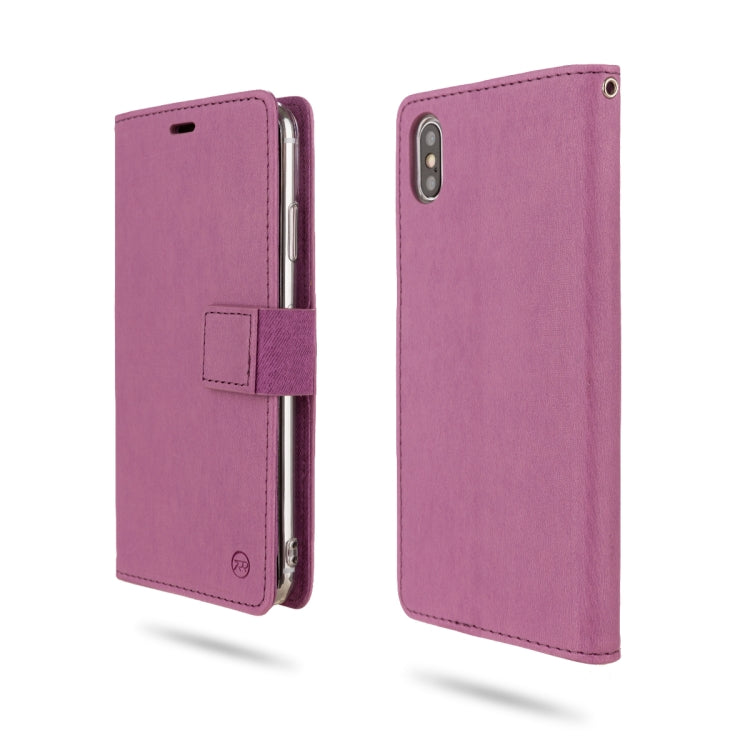 For iPhone XS Max ROAR Shockproof PU + TPU Horizontal Flip Leather Case with Holder & Card Slots