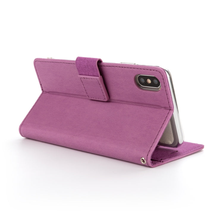 For iPhone XS Max ROAR Shockproof PU + TPU Horizontal Flip Leather Case with Holder & Card Slots