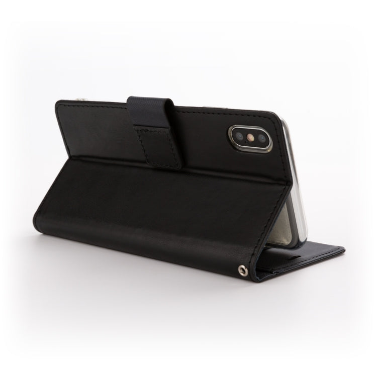 For iPhone XS Max ROAR Shockproof PU + TPU Horizontal Flip Leather Case with Holder & Card Slots