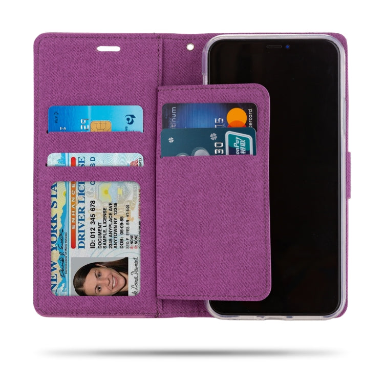 For iPhone 11 ROAR Shockproof PU + TPU Horizontal Flip Leather Case with Holder & Card Slots