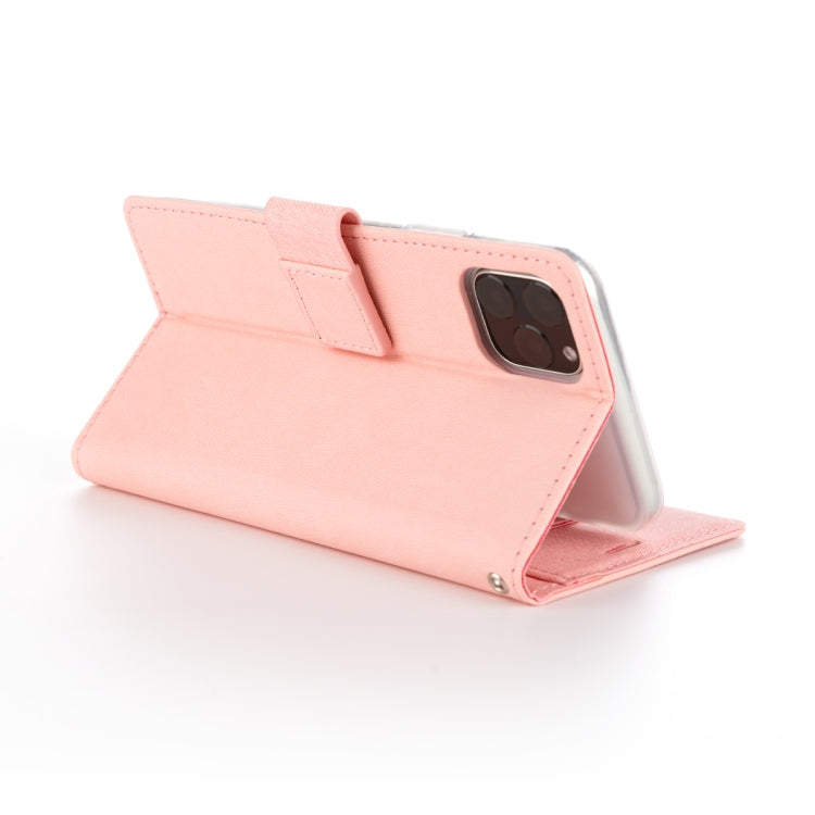 For iPhone 11 Pro Max ROAR Shockproof PU + TPU Horizontal Flip Leather Case with Holder & Card Slots