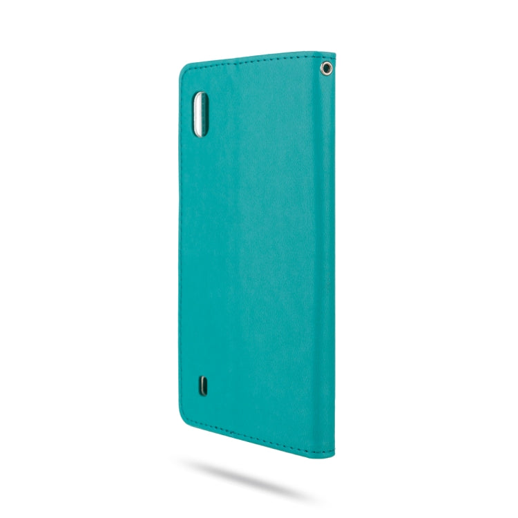 For Galaxy A10 ROAR Shockproof PU + TPU Horizontal Flip Leather Case with Holder & Card Slots