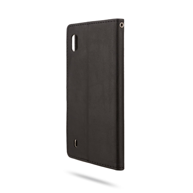 For Galaxy A10 ROAR Shockproof PU + TPU Horizontal Flip Leather Case with Holder & Card Slots