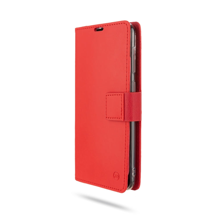 For Galaxy A20 ROAR Shockproof PU + TPU Horizontal Flip Leather Case with Holder & Card Slots