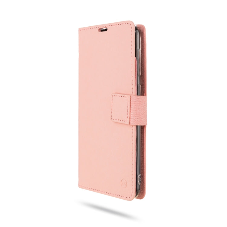 For Galaxy A20 ROAR Shockproof PU + TPU Horizontal Flip Leather Case with Holder & Card Slots