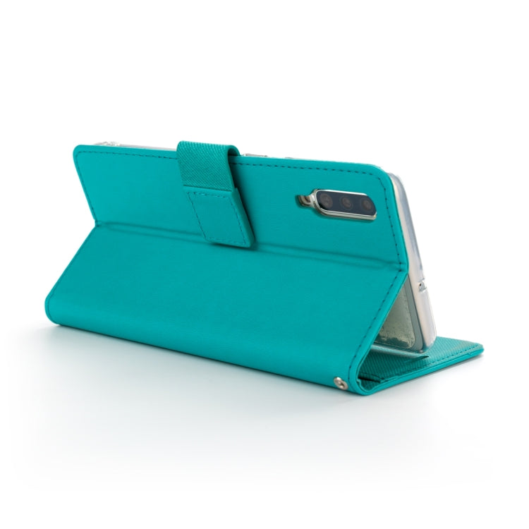 For Galaxy A70 ROAR Shockproof PU + TPU Horizontal Flip Leather Case with Holder & Card Slots