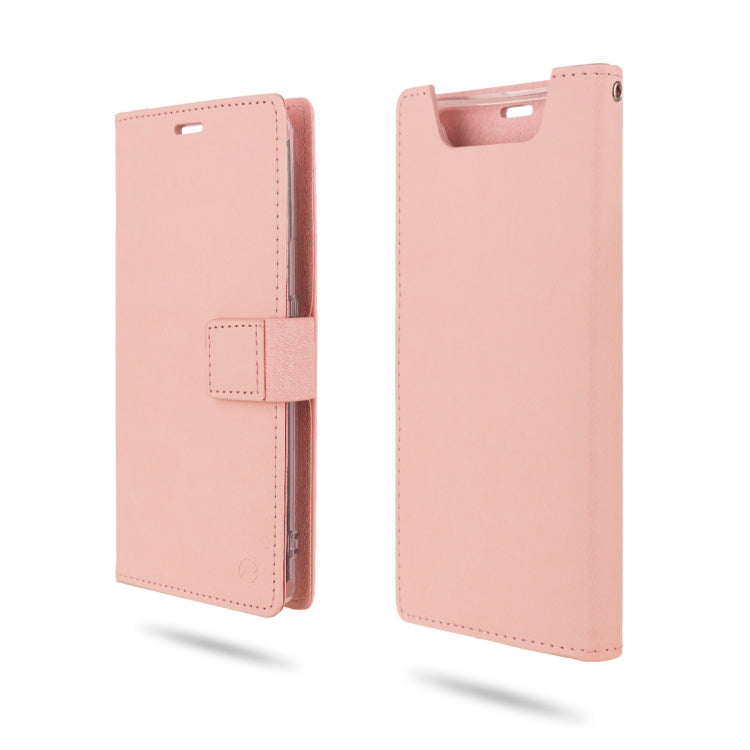 For Galaxy A80 ROAR Shockproof PU + TPU Horizontal Flip Leather Case with Holder & Card Slots