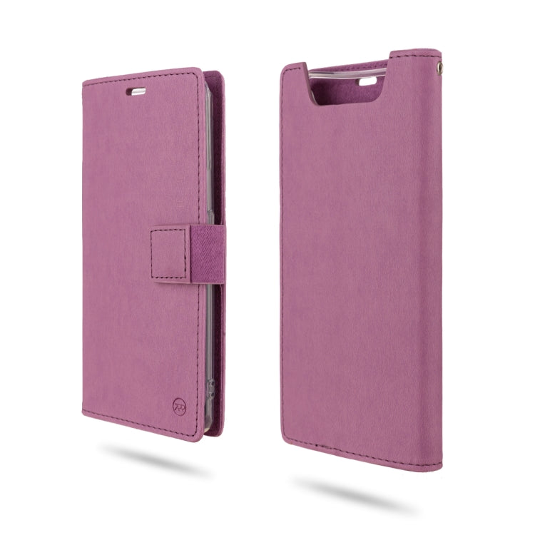 For Galaxy A80 ROAR Shockproof PU + TPU Horizontal Flip Leather Case with Holder & Card Slots