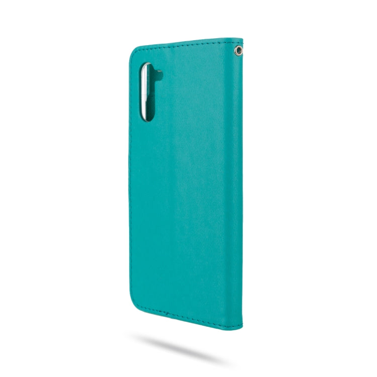 For Galaxy Note 10 ROAR Shockproof PU + TPU Horizontal Flip Leather Case with Holder & Card Slots