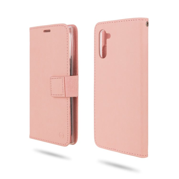 For Galaxy Note 10 ROAR Shockproof PU + TPU Horizontal Flip Leather Case with Holder & Card Slots