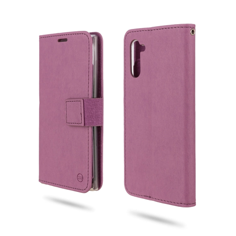 For Galaxy Note 10 ROAR Shockproof PU + TPU Horizontal Flip Leather Case with Holder & Card Slots