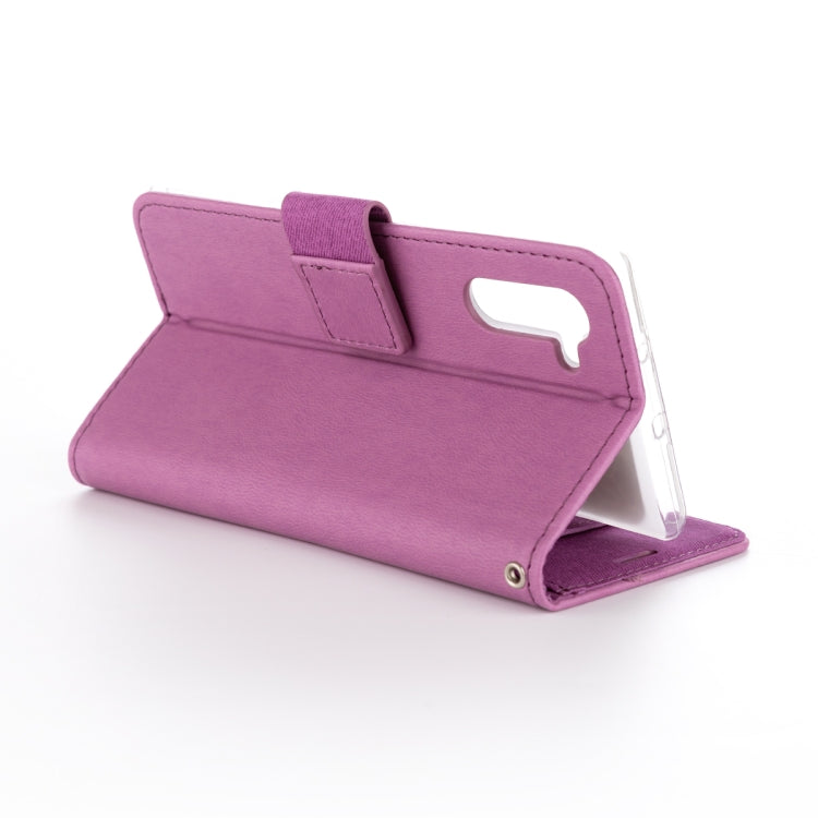 For Galaxy Note 10 ROAR Shockproof PU + TPU Horizontal Flip Leather Case with Holder & Card Slots