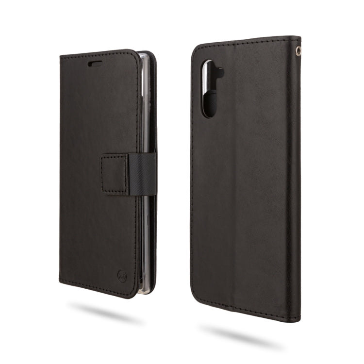 For Galaxy Note 10 ROAR Shockproof PU + TPU Horizontal Flip Leather Case with Holder & Card Slots