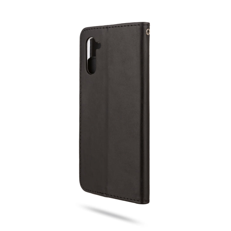 For Galaxy Note 10 ROAR Shockproof PU + TPU Horizontal Flip Leather Case with Holder & Card Slots