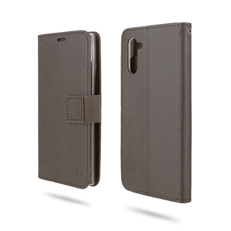 For Galaxy Note 10 ROAR Shockproof PU + TPU Horizontal Flip Leather Case with Holder & Card Slots
