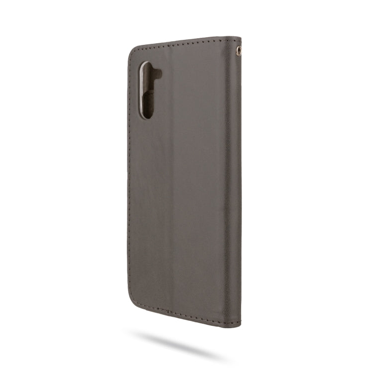 For Galaxy Note 10 ROAR Shockproof PU + TPU Horizontal Flip Leather Case with Holder & Card Slots