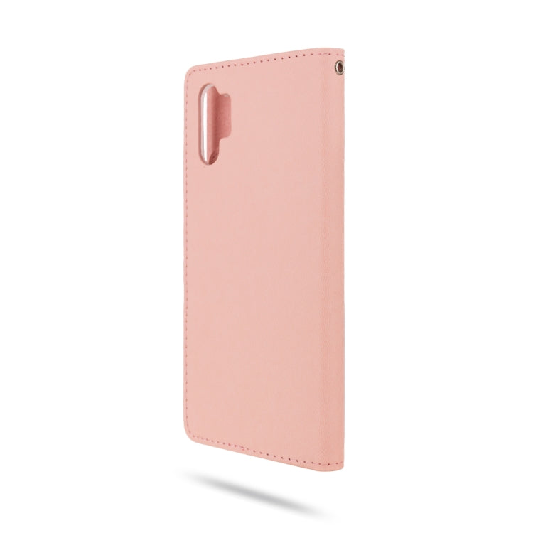 For Galaxy Note 10+ ROAR Shockproof PU + TPU Horizontal Flip Leather Case with Holder & Card Slots