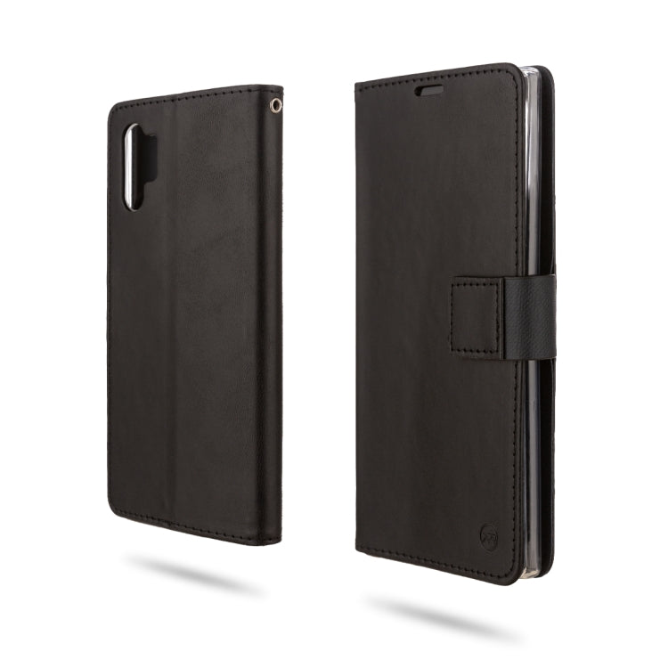 For Galaxy Note 10+ ROAR Shockproof PU + TPU Horizontal Flip Leather Case with Holder & Card Slots