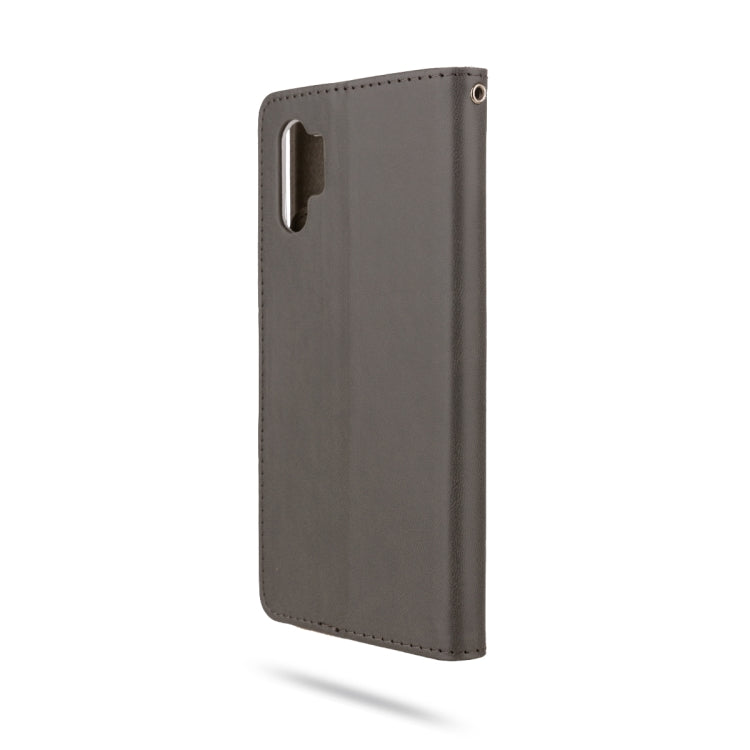 For Galaxy Note 10+ ROAR Shockproof PU + TPU Horizontal Flip Leather Case with Holder & Card Slots