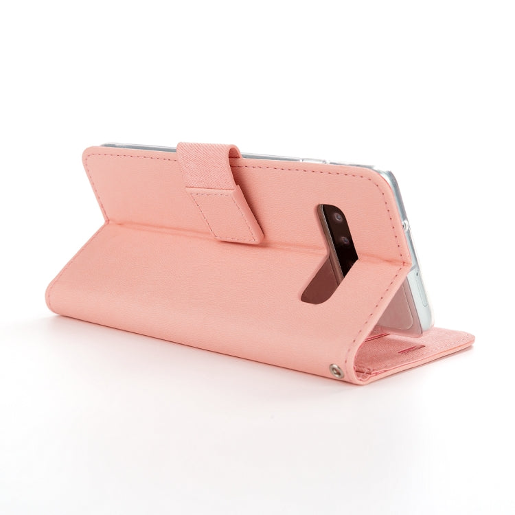 For Galaxy S10 ROAR Shockproof PU + TPU Horizontal Flip Leather Case with Holder & Card Slots
