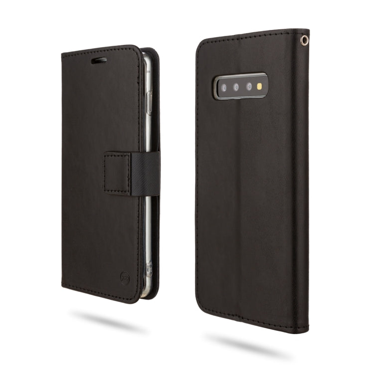 For Galaxy S10 ROAR Shockproof PU + TPU Horizontal Flip Leather Case with Holder & Card Slots