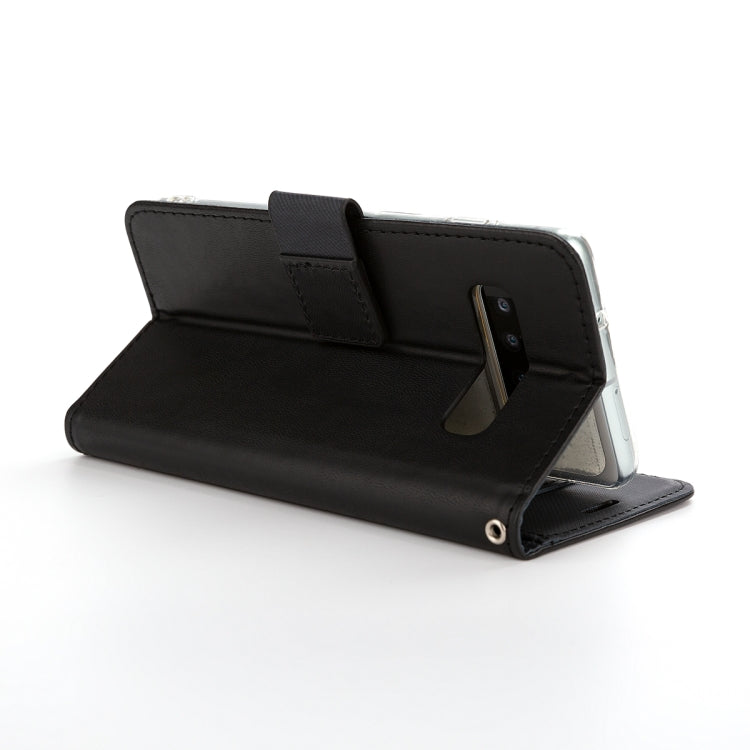 For Galaxy S10 ROAR Shockproof PU + TPU Horizontal Flip Leather Case with Holder & Card Slots