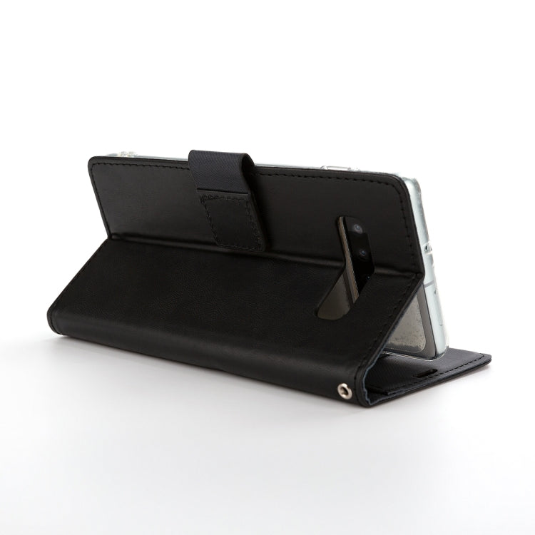 For Galaxy S10+ ROAR Shockproof PU + TPU Horizontal Flip Leather Case with Holder & Card Slots
